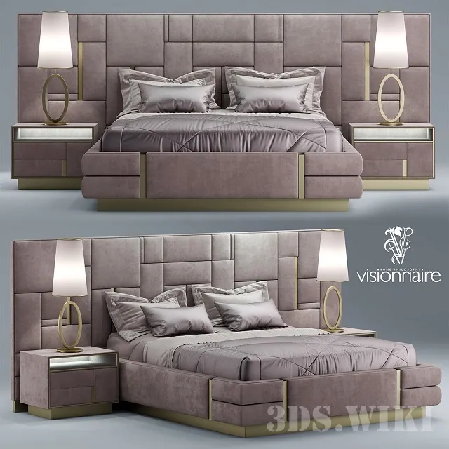 furniture – Bed Beloved IPE Cavalli (Visionnaire) 3ds Max