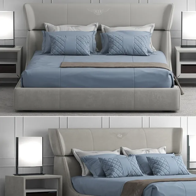furniture – Bed bentley home Lancaster Bed 3ds Max