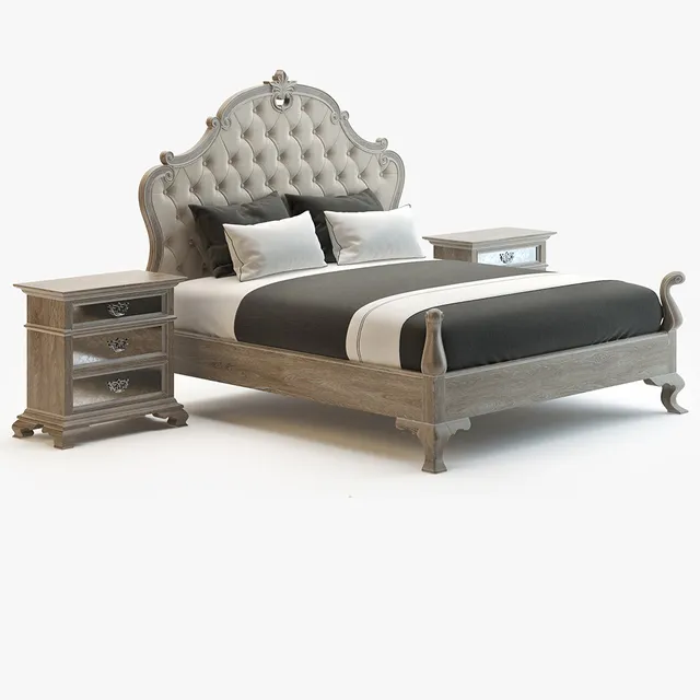 furniture – Bed Bernhardt Campania 32 3ds Max