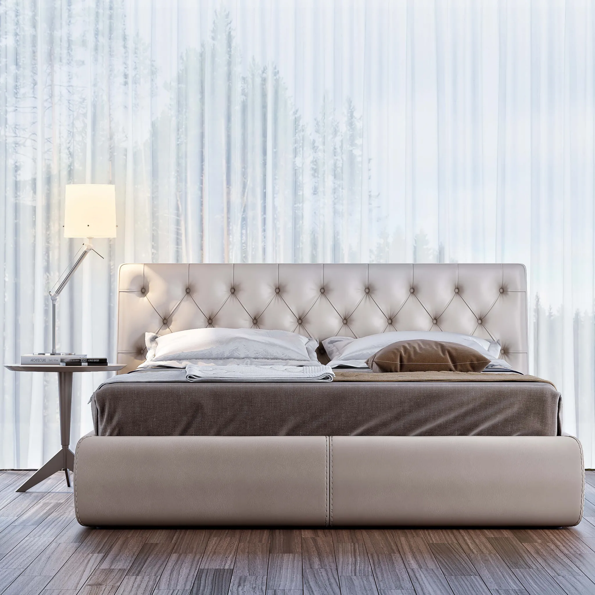 furniture – Bed Berto Tribeca 02 3ds Max