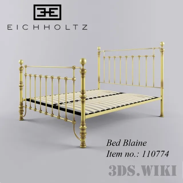 furniture – Bed blaine 3ds Max