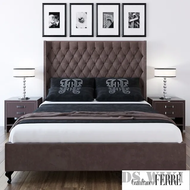 furniture – Bed BOND By Gianfranco Ferre Home 3ds Max