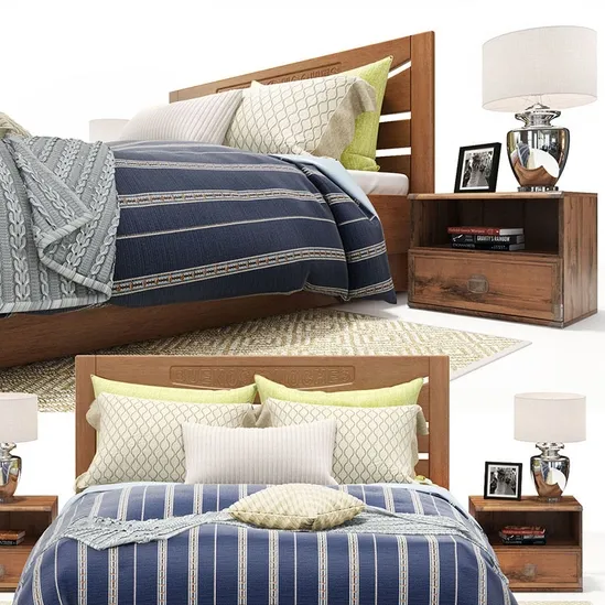 furniture – Bed Buenos Noches 3ds Max