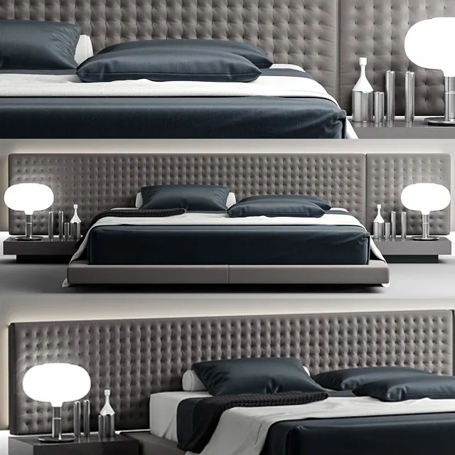 furniture – Bed Busnelli VALENCIA 3ds Max