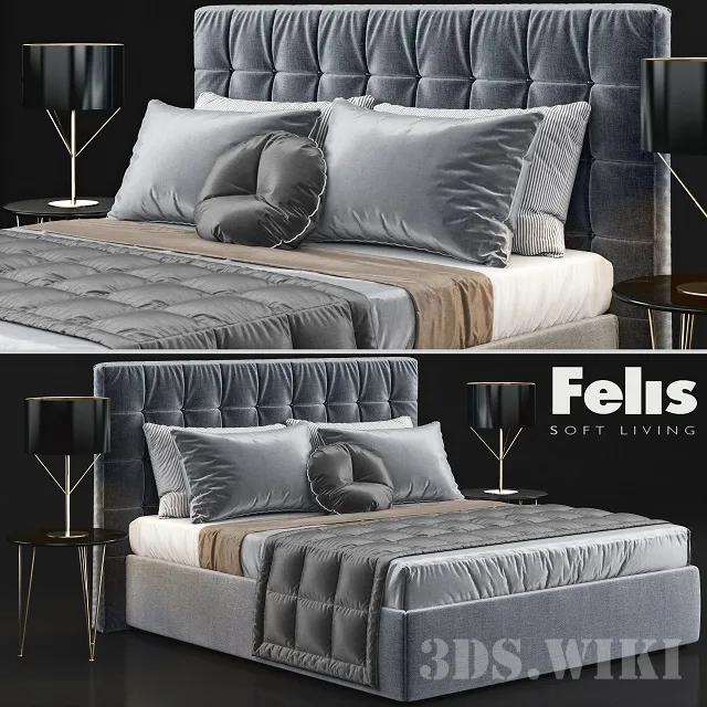 furniture – Bed by Felis KARL 3ds Max