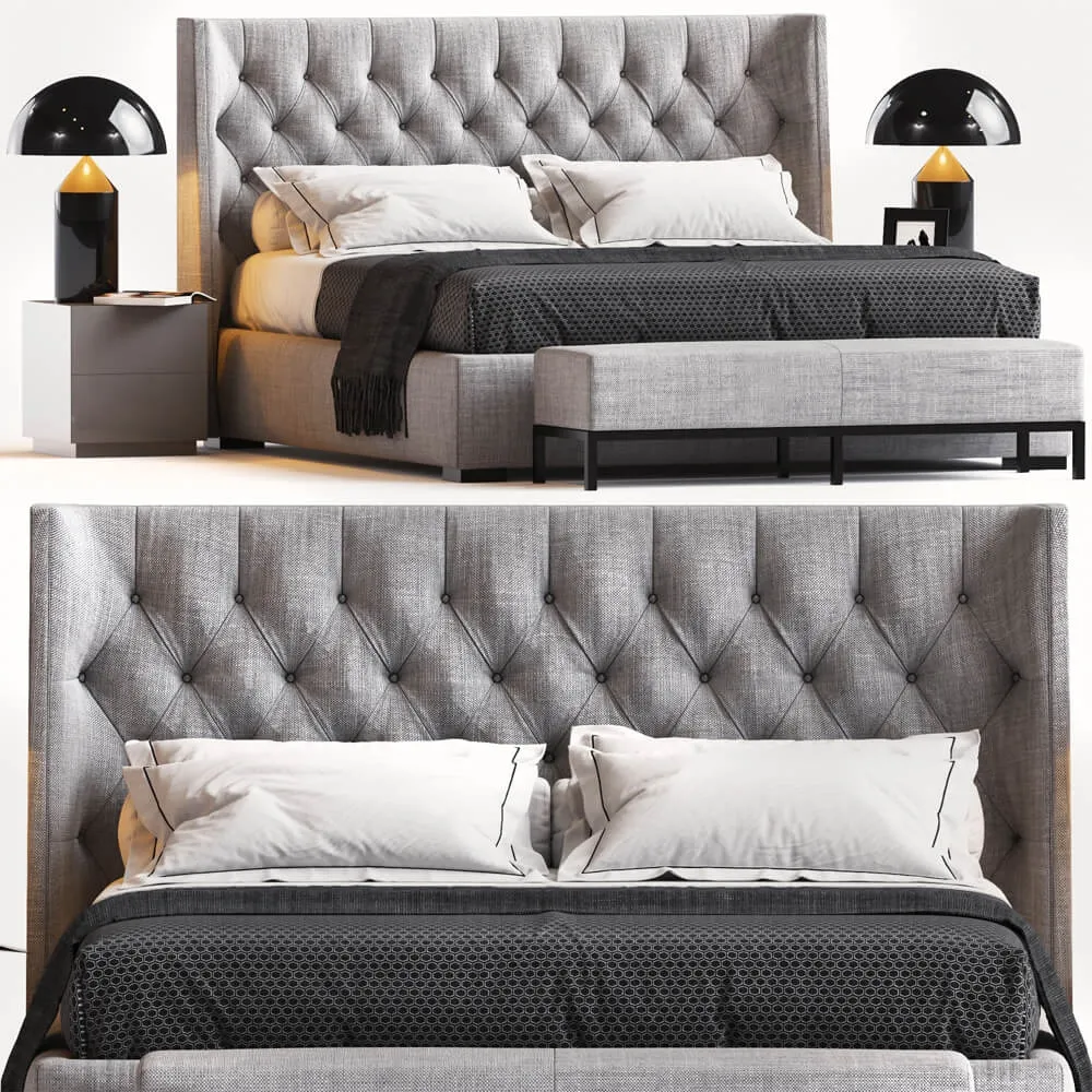 furniture – Bed by  Meridiani 2 3ds Max