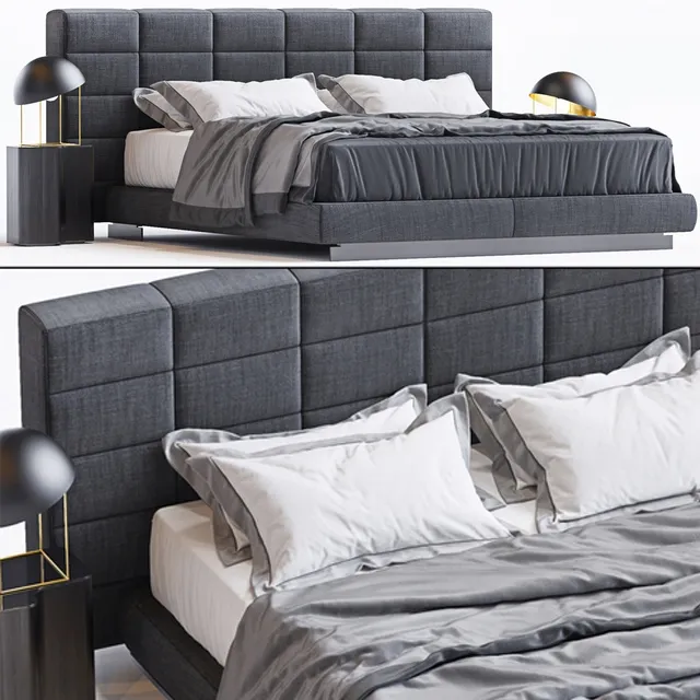 furniture – Bed by Minotti 2 for perevalivka 3ds Max