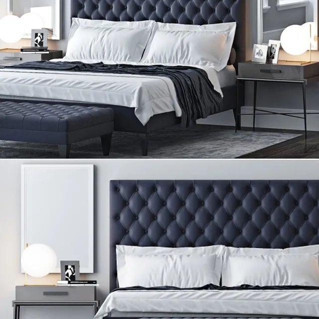 furniture – Bed by S and C 30789 3ds Max