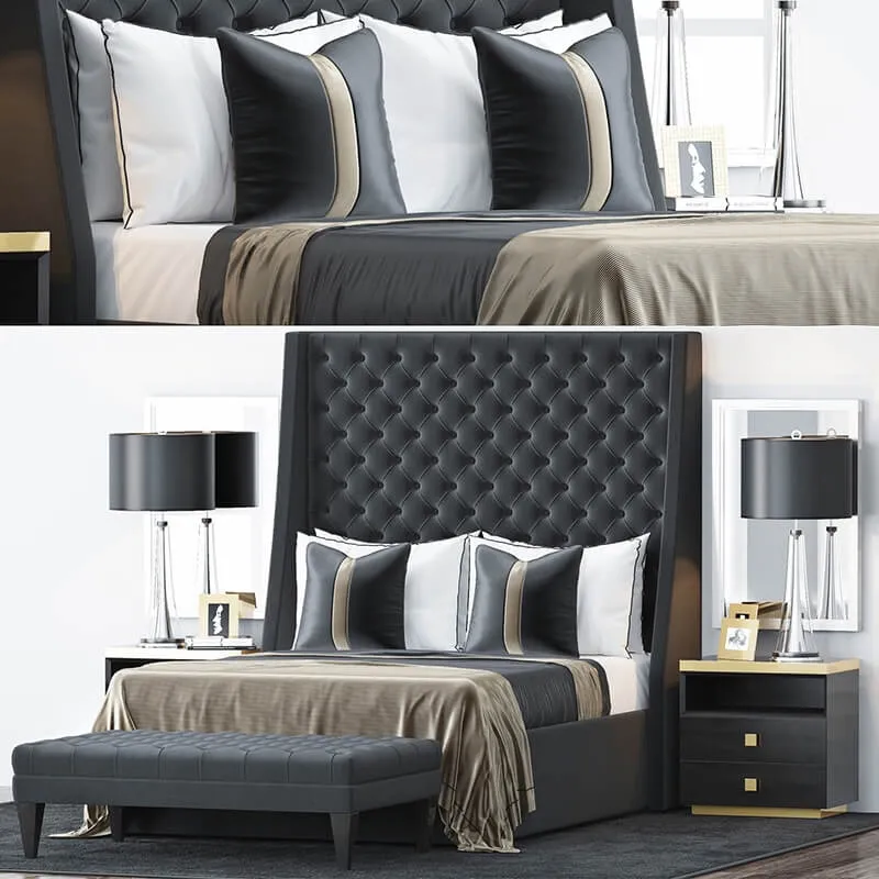 furniture – Bed by S and C 6201 3ds Max