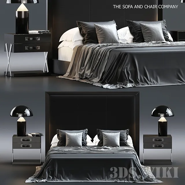 furniture – Bed by S&C 2 3ds Max