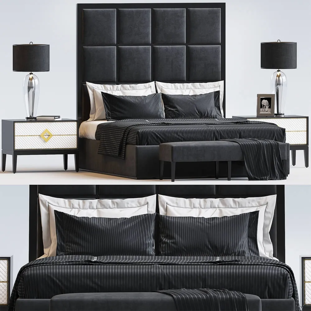 furniture – Bed by  Sofa and  Chair company 18 3ds Max