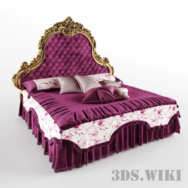 furniture – Bed CARLO ASNAGHI SOFIA 3ds Max