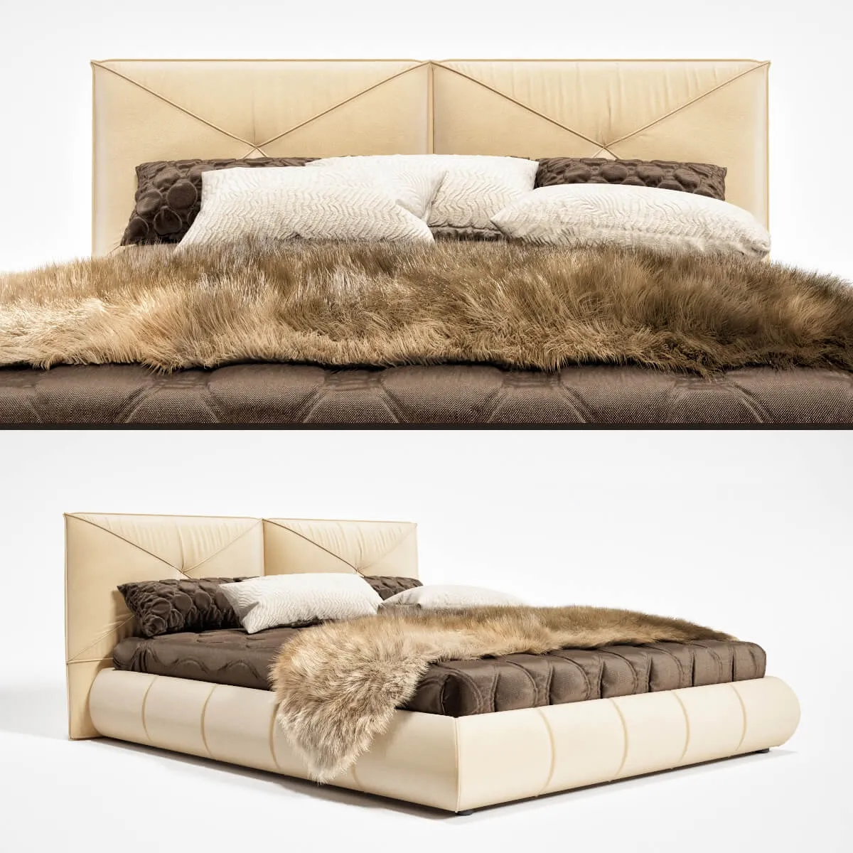 furniture – Bed Catun Bontempi 3ds Max