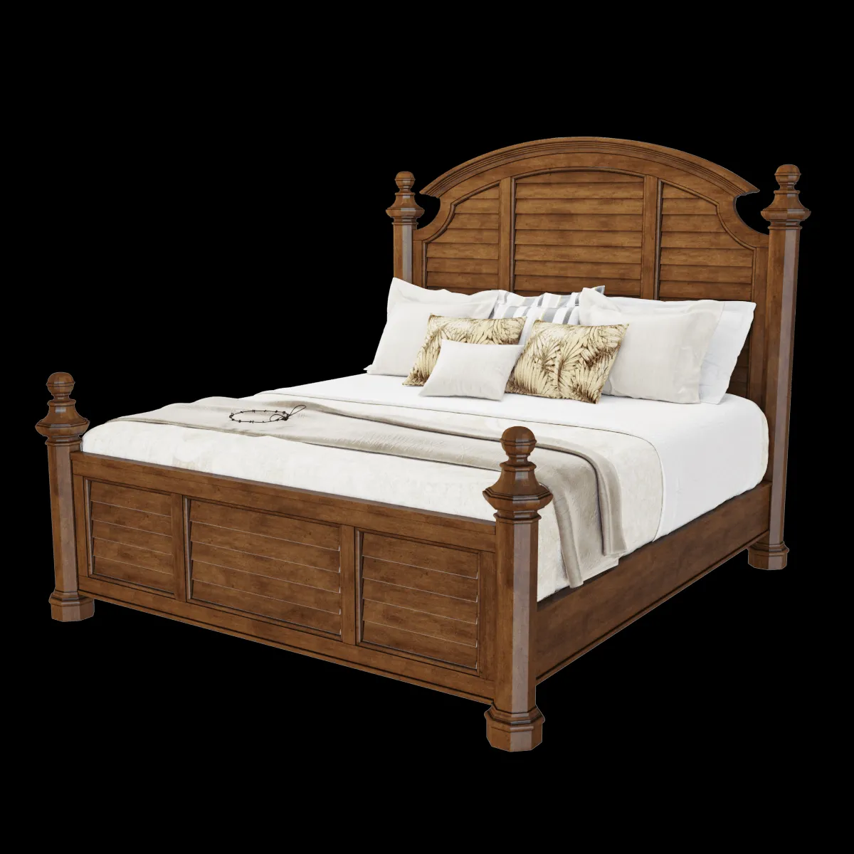 furniture – Bed Charlestown 3ds Max