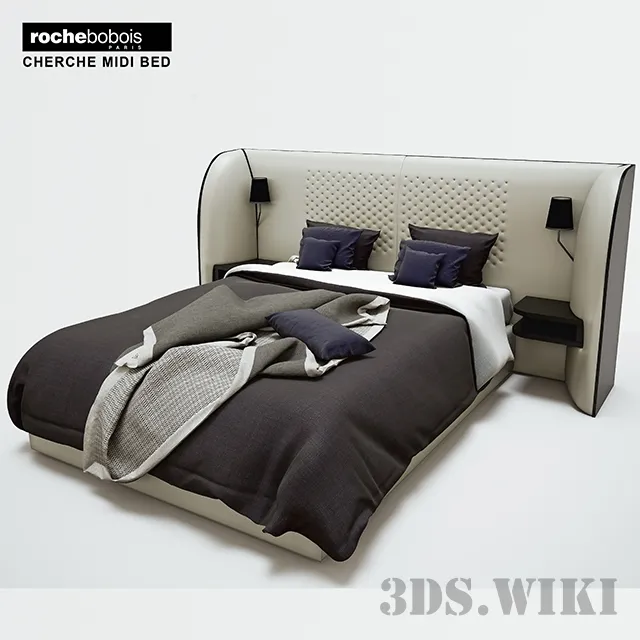 furniture – Bed CHERCHE MIDI Bed Roche Bobois 3ds Max