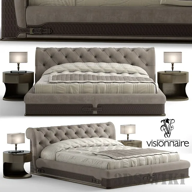 furniture – Bed Chester Laurence IPE Cavalli (Visionnaire) 3ds Max