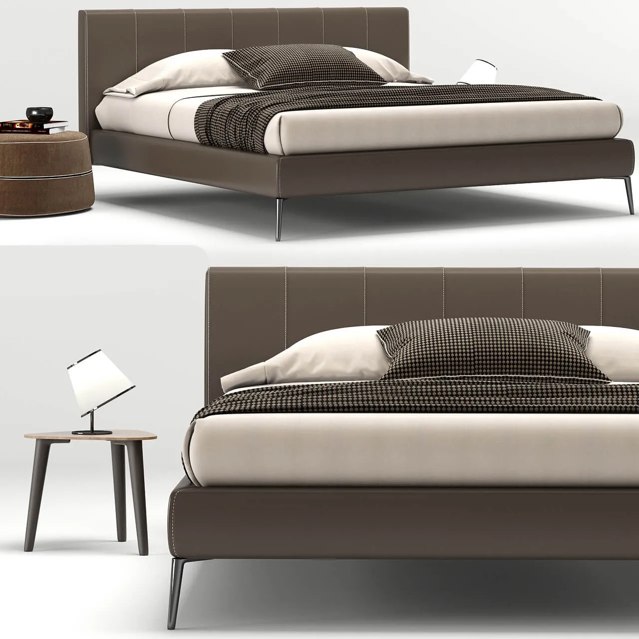 furniture – Bed Clio Night Gamma Arredamenti 3ds Max