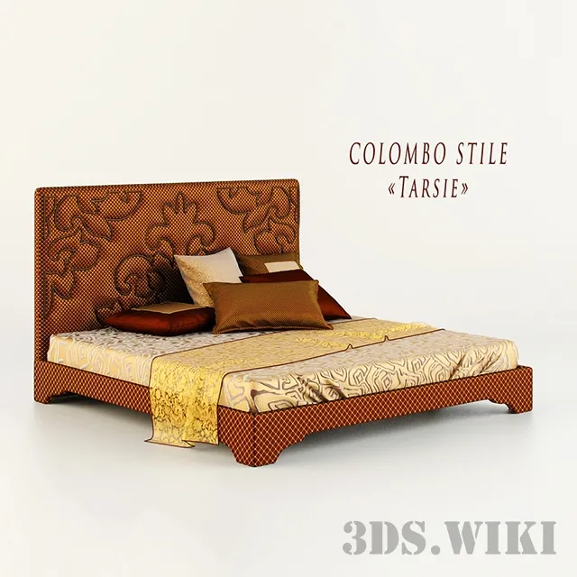 furniture – Bed COLOMBOSTILE Tarsie 3ds Max