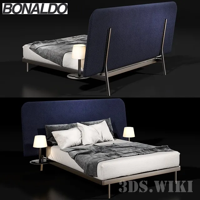 furniture – Bed Contrast ego Bonaldo 3ds Max