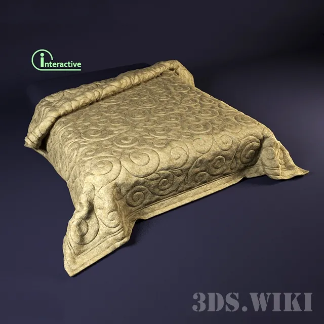 furniture – Bed cover 3ds Max