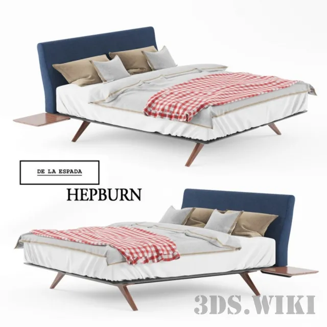 furniture – BED de la espada hupburn (max fbx) 3ds Max