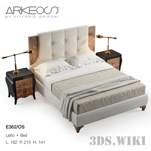 furniture – Bed E362 / OS Arkeos by Vittorio Grifoni 3ds Max