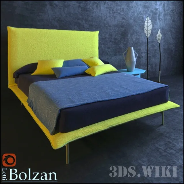 furniture – Bed FAIR LIGHT By Bolzan Letti 3ds Max