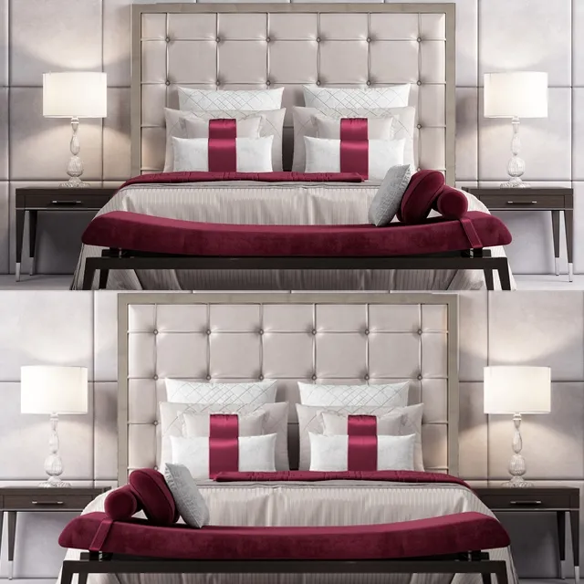 furniture – Bed Fendi Casa Deville 3ds Max