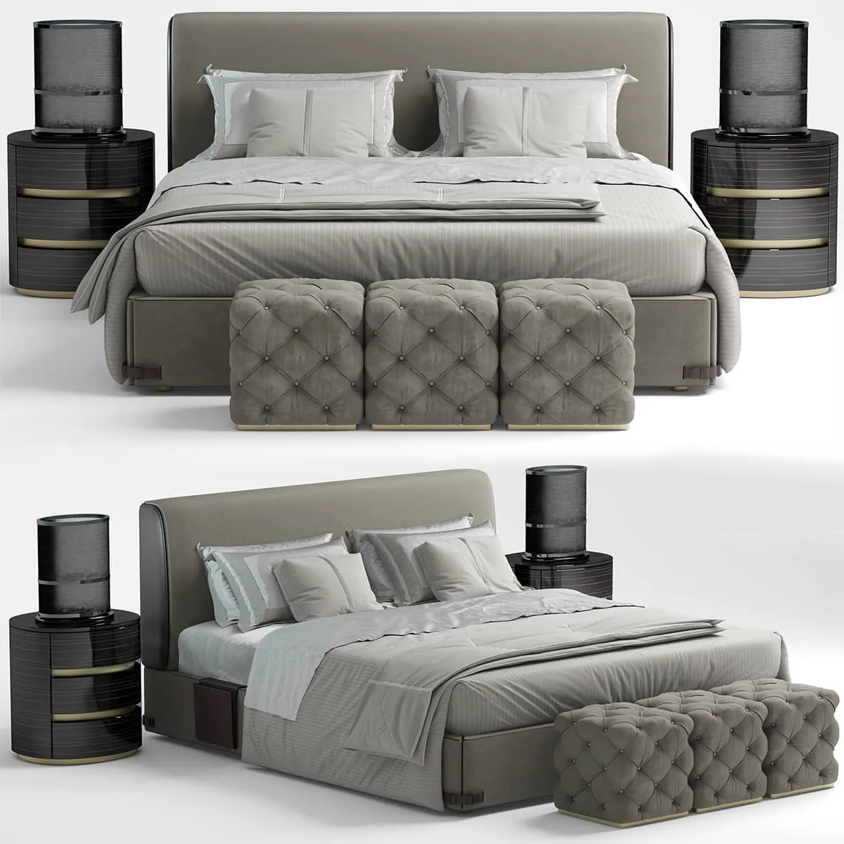 furniture – Bed fendi Soho 3ds Max