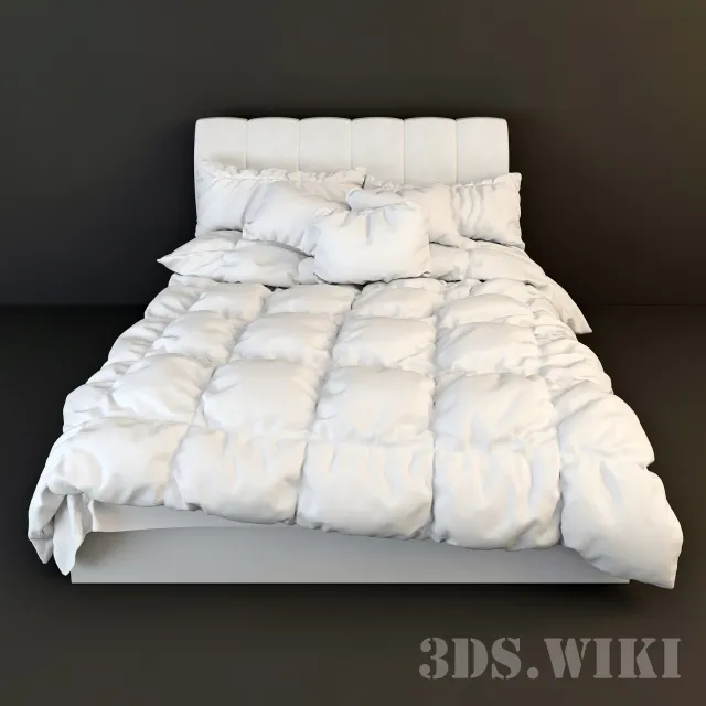 furniture – Bed Florence (Florence Laguna) 3ds Max