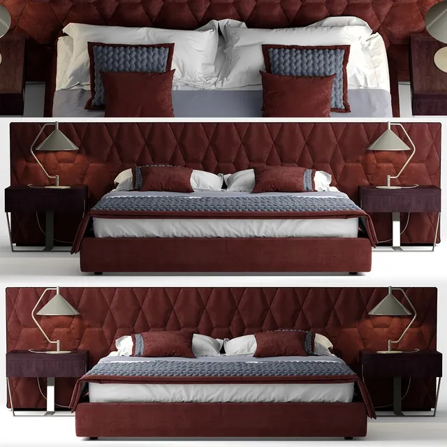 furniture – Bed from Ferris Rafauli 2 3ds Max