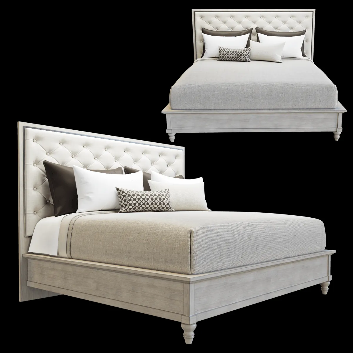 furniture – Bed from Oyster Bay collection 3ds Max
