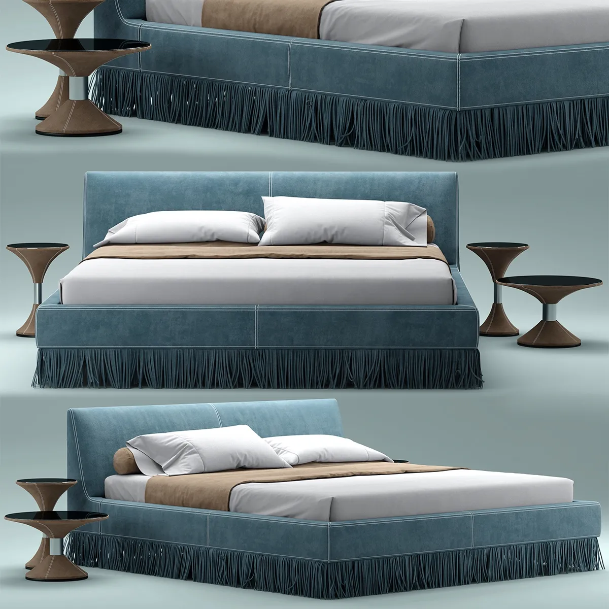 furniture – Bed Gamma Marilyn 3ds Max