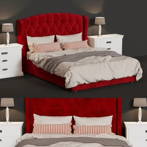 furniture – Bed Genoa 3ds Max