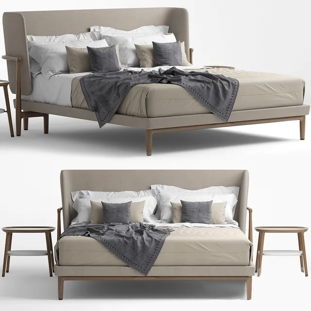furniture – Bed giorgetti pegaso 3ds Max