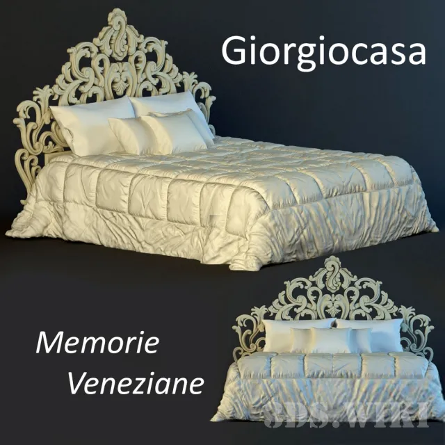 furniture – Bed Giorgiocasa Memorie Veneziane 3ds Max