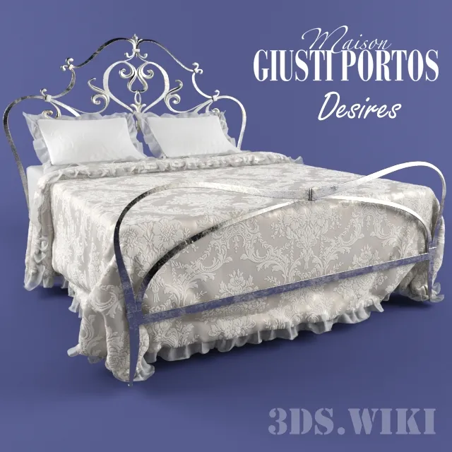 furniture – Bed GIUSTI PORTOS DESIRES 3ds Max