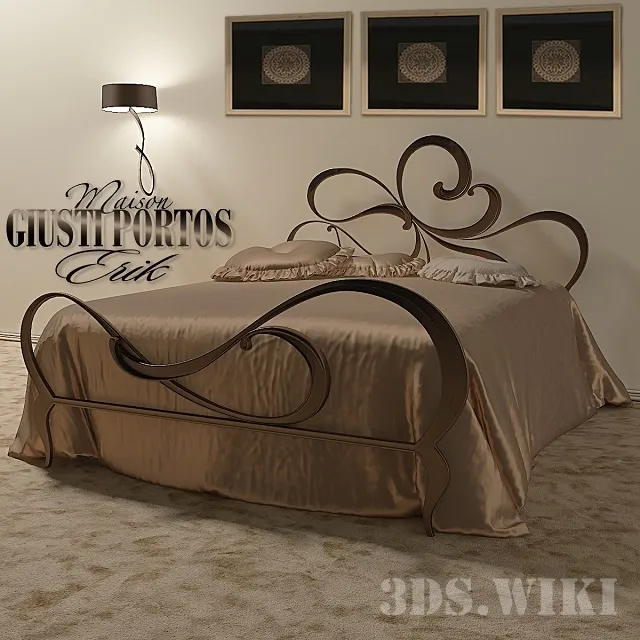 furniture – Bed Giusti Portos Erik 3ds Max