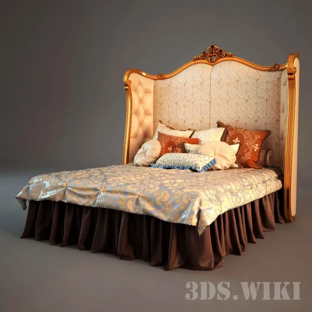 furniture – Bed Glamor Art.GLA701 3ds Max
