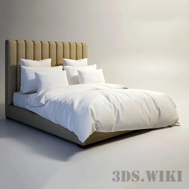 furniture – Bed GRAMERCY HOME BOSTON KING SIZE BED 201.003-F01 3ds Max