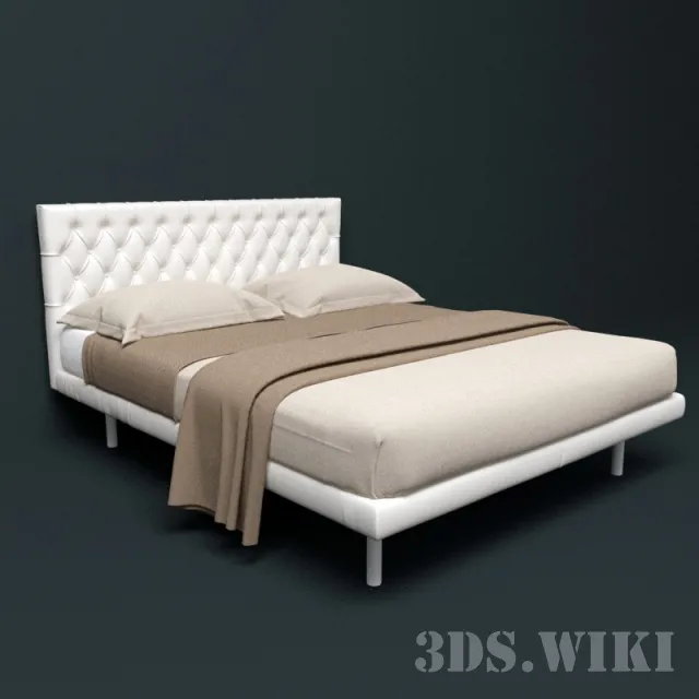 furniture – Bed HAVANA La Falegnami 3ds Max
