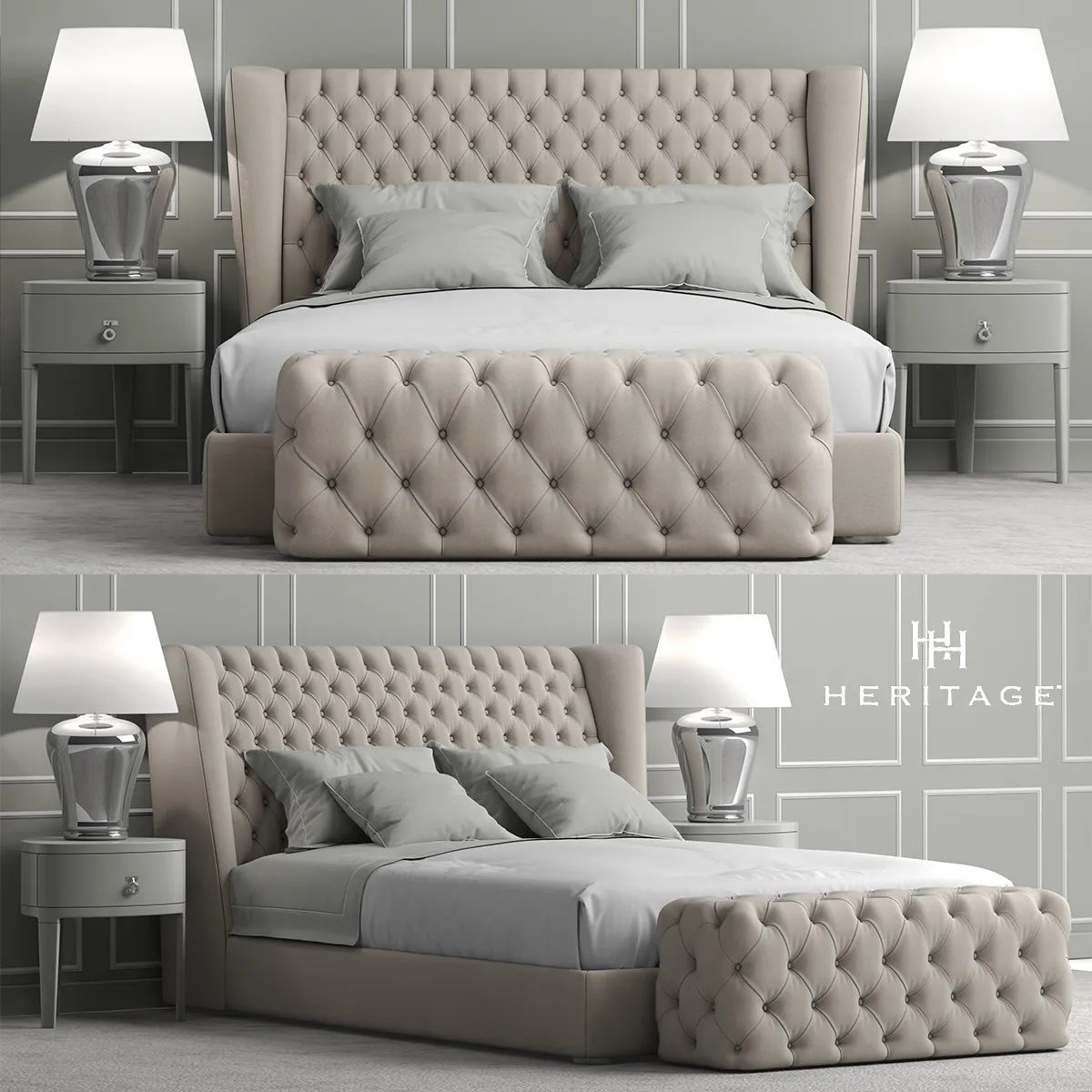 furniture – Bed Heritage Collection Four Seasons 3ds Max