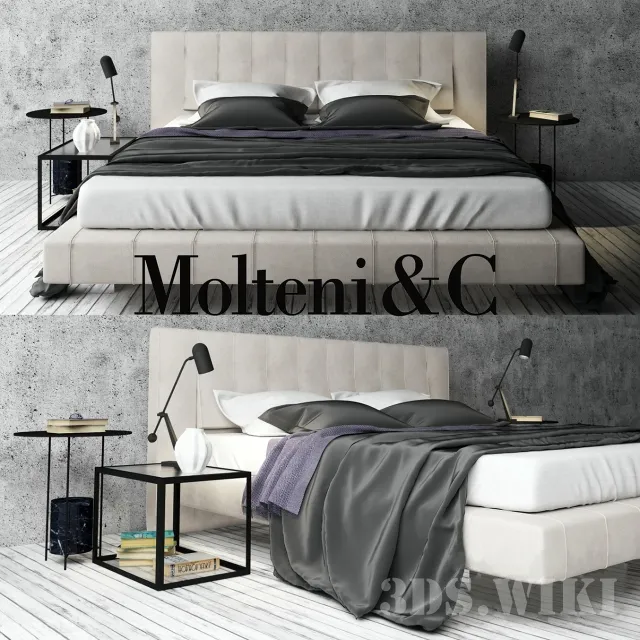 furniture – Bed HIGH-WAVE By Molteni & C 3ds Max