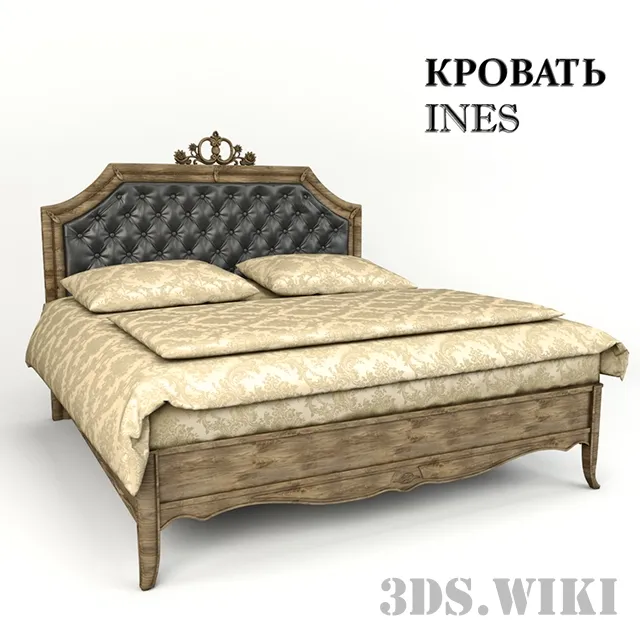 furniture – Bed Ines CORTE ZARI 883 3ds Max