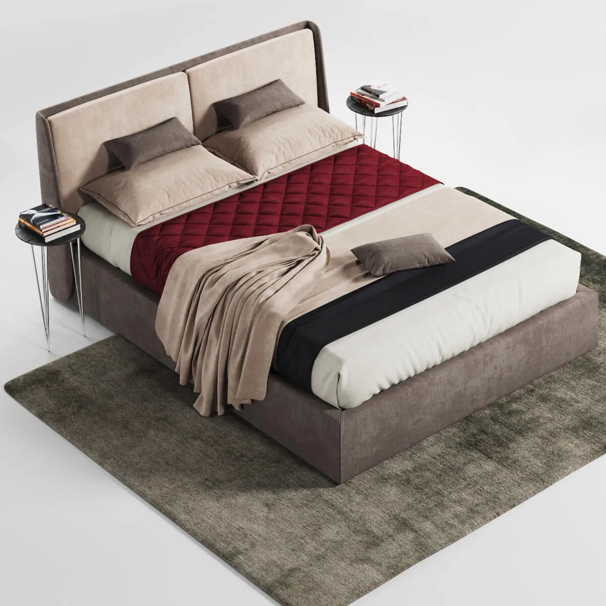 furniture – Bed Kevin 3ds Max