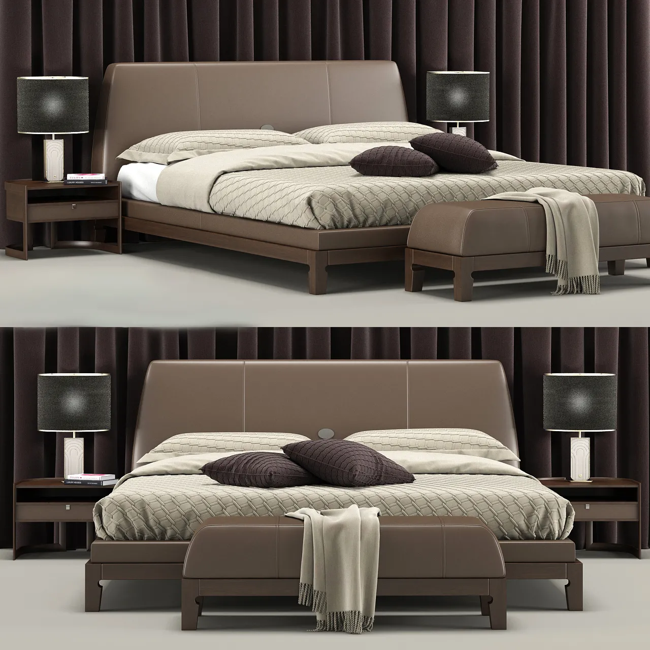 furniture – Bed Lavinia Besana 3ds Max