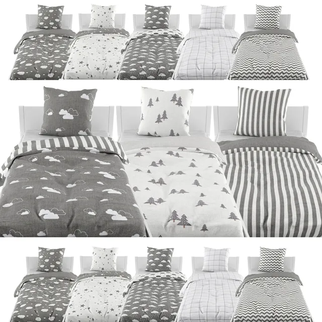 furniture – Bed linen 03 3ds Max