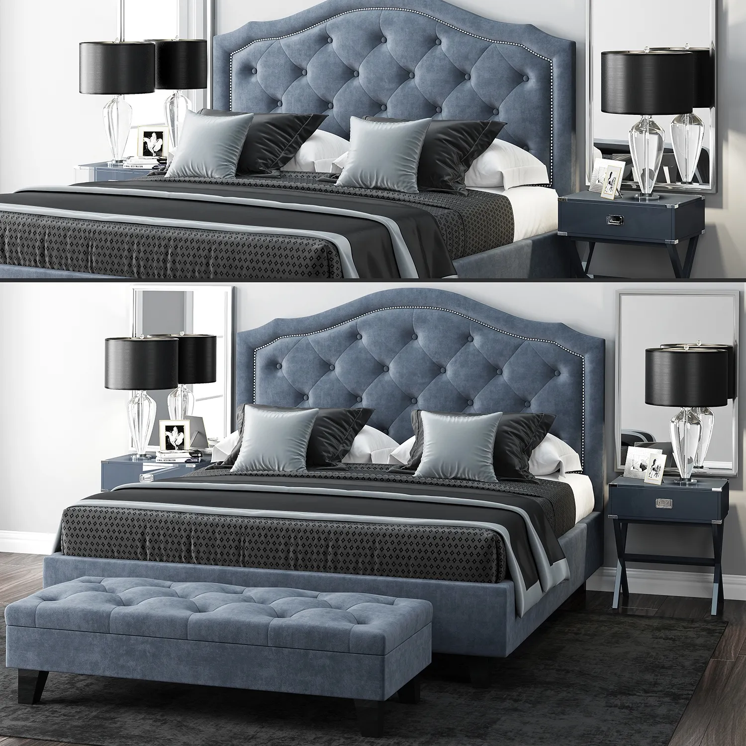 furniture – Bed LuXeo 210 3ds Max