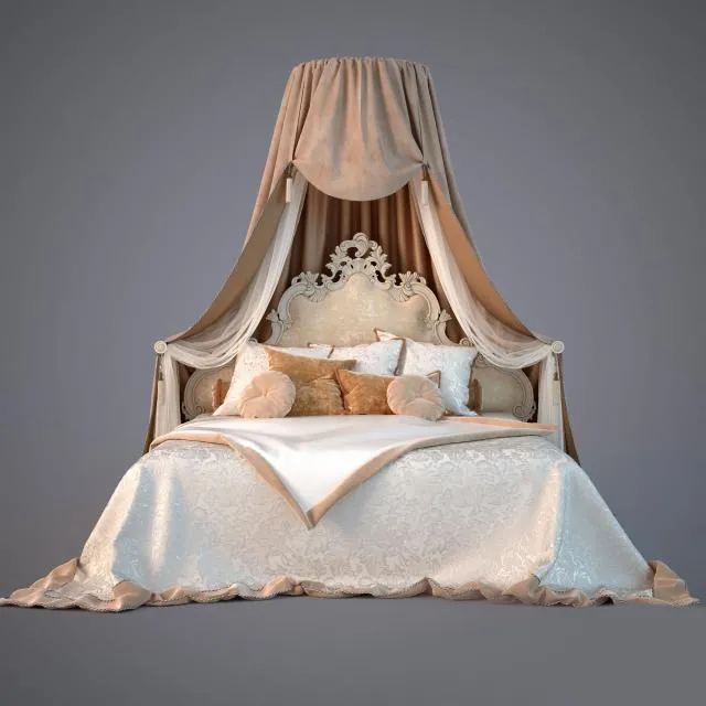 furniture – Bed Mademoiselle 3ds Max