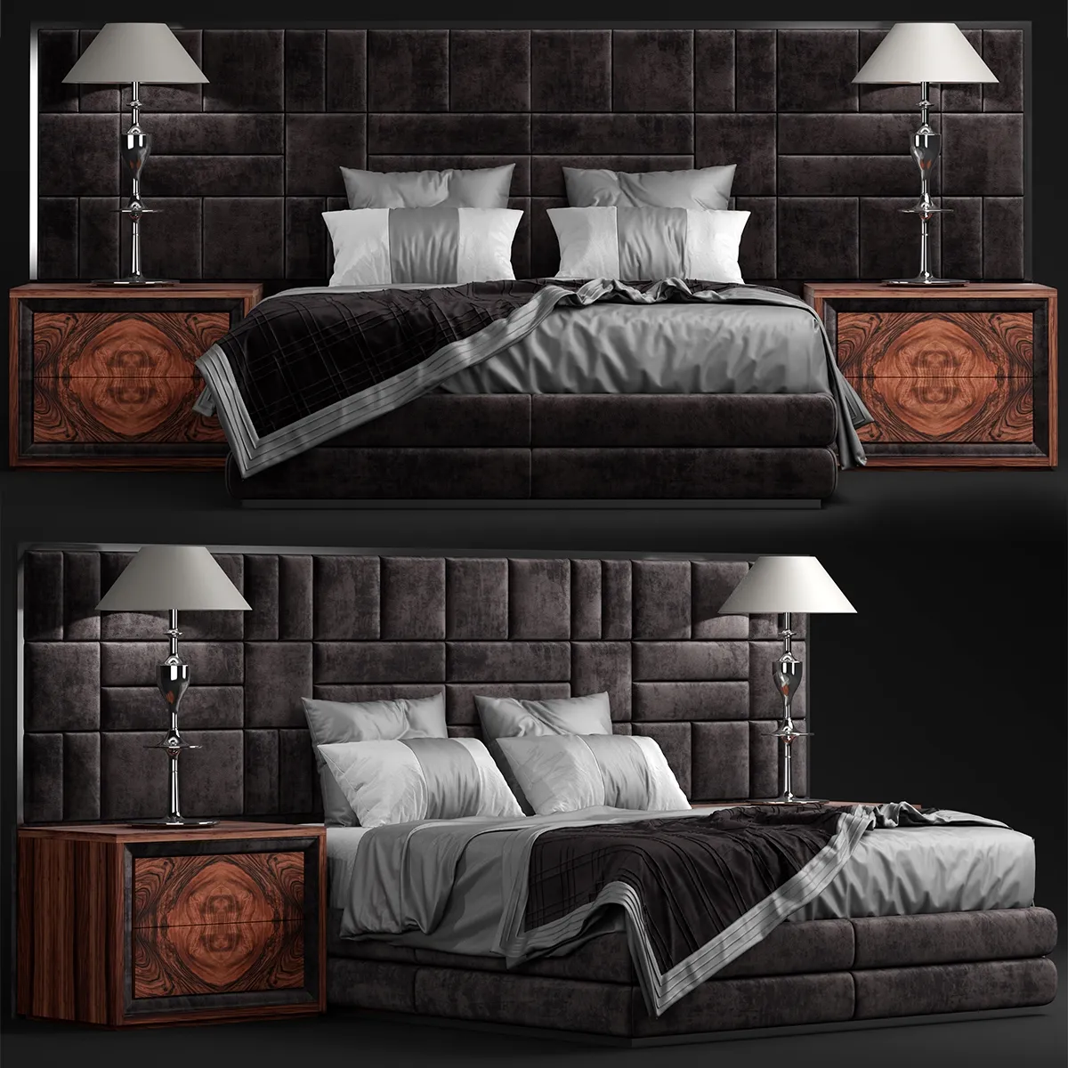 furniture – Bed Mademoiselle Bolzan 22 3ds Max